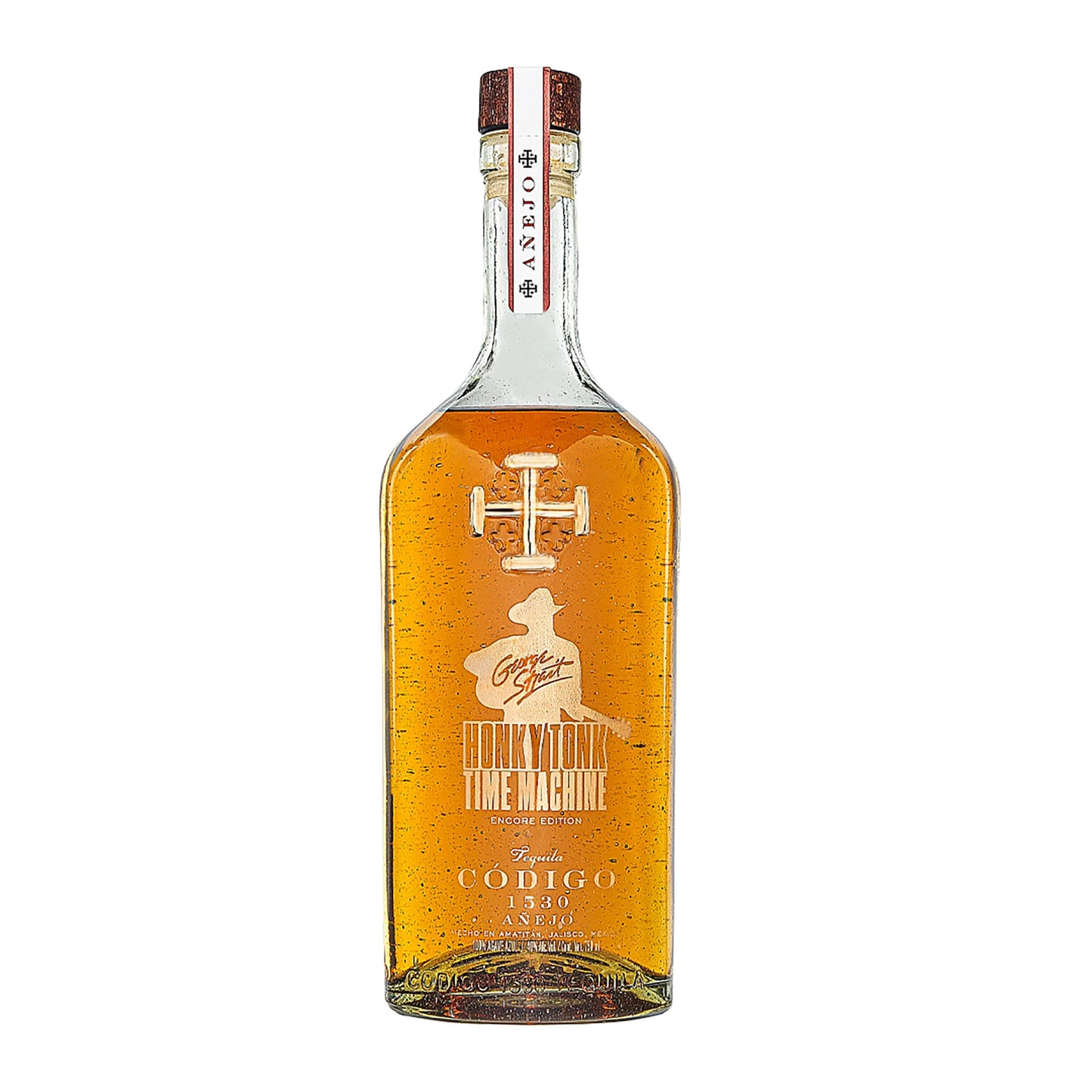 codigo 1530 george straight anejo encore edition honky tonk 750 ml
