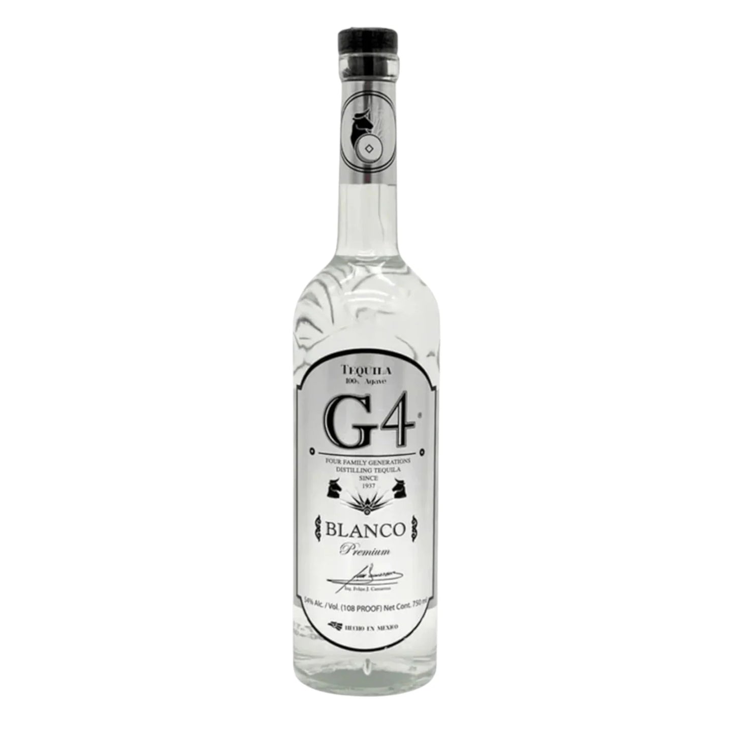 g4 tequila blanco 108 proof 750ml