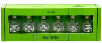 patron mini silver 6 pack 50ml