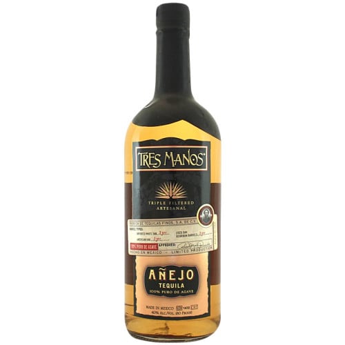 tres manos anejo 3 year 1 l